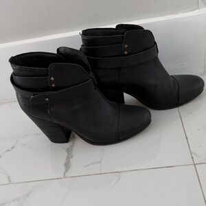 rag & bone Black Ankle Booties